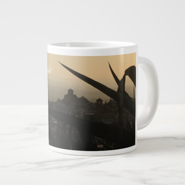 Caneca De Café Grande Granada manhã Grande Mug (Frente Esquerda)