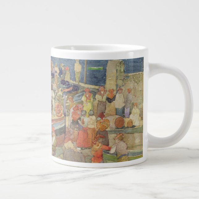 Caneca De Café Grande Grande Marina, Capri (Direita)