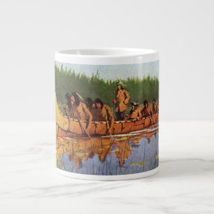 Caneca De Café Grande Grandes Exploradores por Remington, Pioneiros Vint