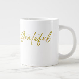 Caneca De Café Grande Grateful Jumbo Mug de 20 oz
