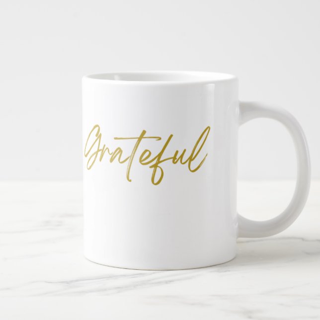 Caneca De Café Grande Grateful Jumbo Mug de 20 oz (Direita)