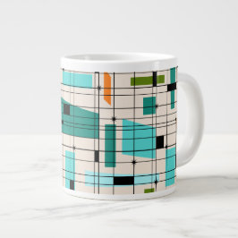 Caneca De Café Grande Grelha retrógrada e Starbursts Jumbo Mug