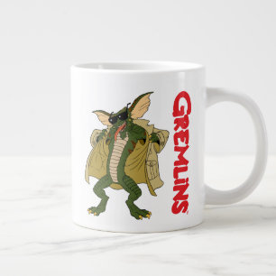 Caneca De Café Grande Gremlins Strich Trench Casaco Flash