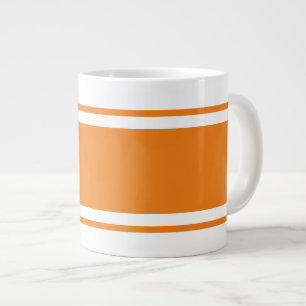 Caneca De Café Grande Greve de Férias Laranja Brilhantes