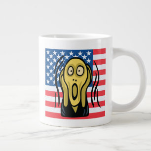 Caneca De Café Grande Gritar americano