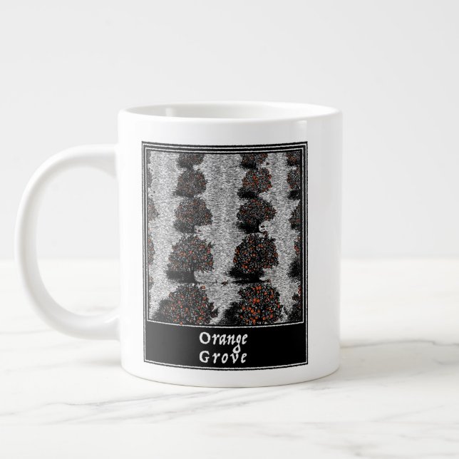 Caneca De Café Grande Grove Laranja (Esquerda)