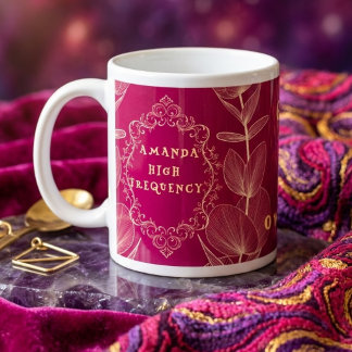 Caneca De Café Grande Grow At Your Own Pace Botanical High Frequency Mug