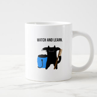 Caneca De Café Grande Grumpy Cat Teaches Climbing Collection