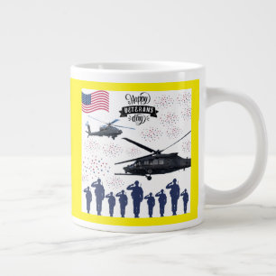 Caneca De Café Grande Guardiões da Liberdade amarelo