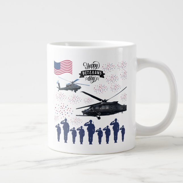 Caneca De Café Grande Guardiões da Liberdade branco (Direita)
