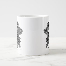 Caneca De Café Grande Guerreiro Viking Odin