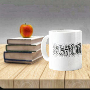 Caneca De Café Grande H. Metal translúcido-Wht