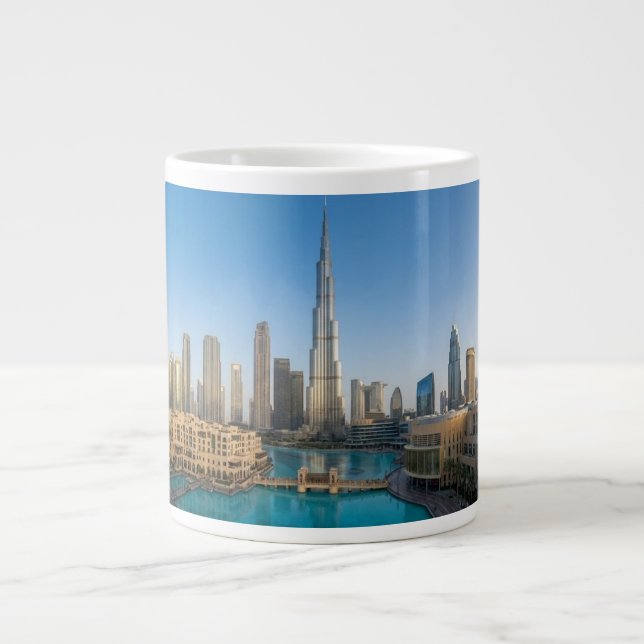 Caneca De Café Grande Habibi Come To Dubai Travel Souvenir Personalised (Frente)