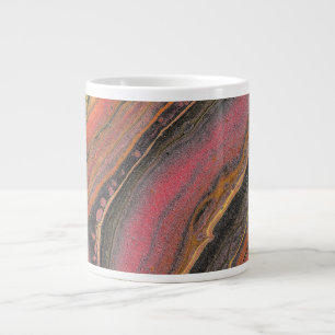 Caneca De Café Grande Hábito de Lovin 3 Abstrato Mug exclusivo