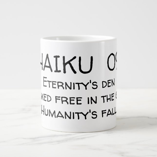 CANECA DE CAFÉ GRANDE HAIKU 09 (Frente)