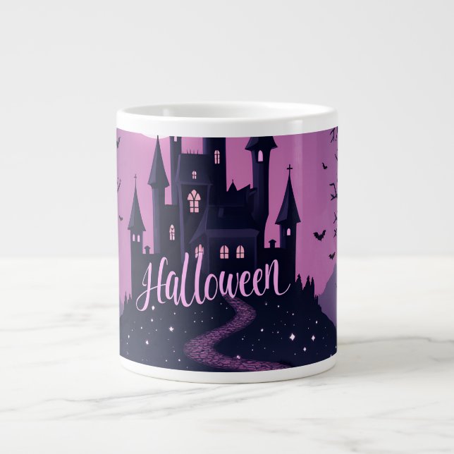 Caneca De Café Grande Halloween (Frente)