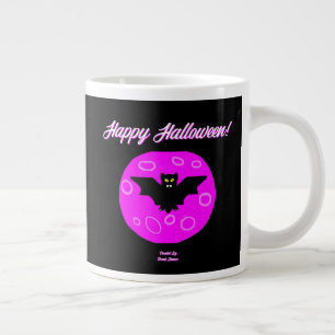 Caneca De Café Grande Halloween Bat Jumbo Mug