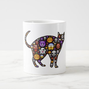 CANECA DE CAFÉ GRANDE HALLOWEEN CAT