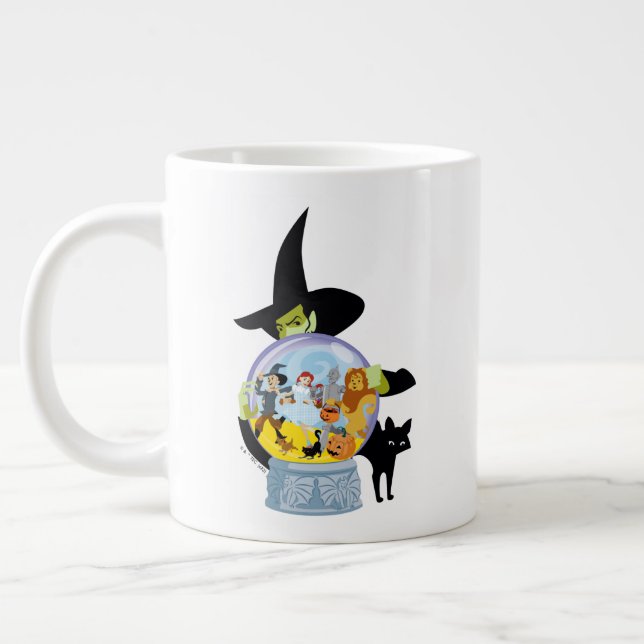 Caneca De Café Grande Halloween do Wicked Witstal Ball (Esquerda)