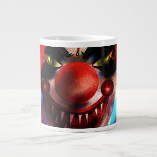 Caneca De Café Grande Halloween Horror Palhaço Assustador Personalizado