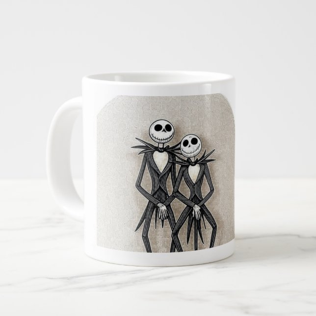 Caneca De Café Grande halloween Mug (Frente Esquerda)