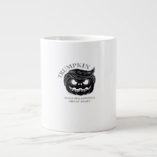 Caneca De Café Grande Halloween Trumpkin Engraçado e Bonita fantasia de