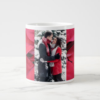 Caneca De Café Grande Happy Couple Jumbo Poinsettia Mug