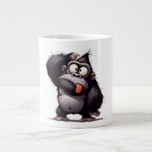 Caneca De Café Grande Happy Gorilla Outubro 14 Mug