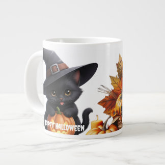 Caneca De Café Grande Happy Halloween Autumn Family