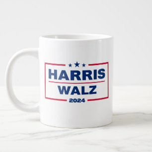 Caneca De Café Grande Harris Walz 2024 Kamala Harris Tim Walz Eleição