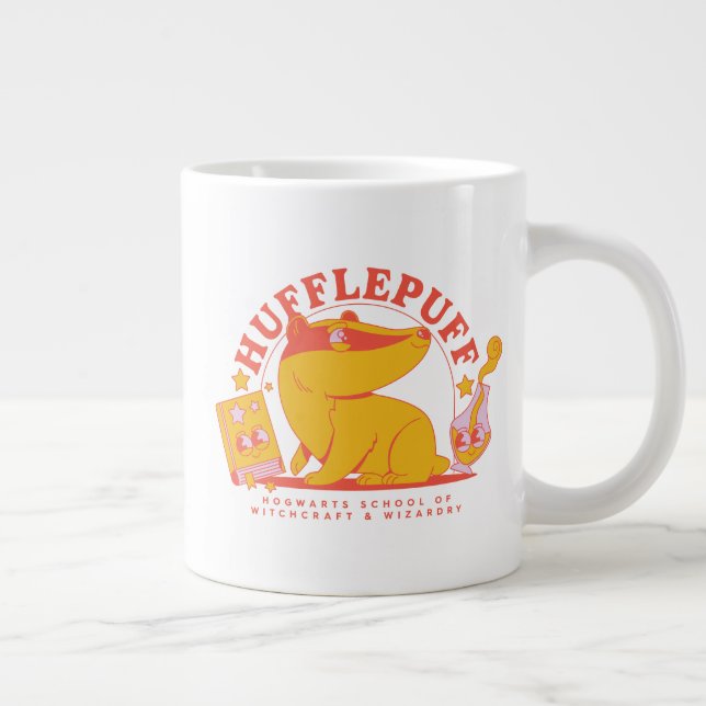 Caneca De Café Grande HARRY POTTER™ | Cute HUFFLUFF™ (Direita)