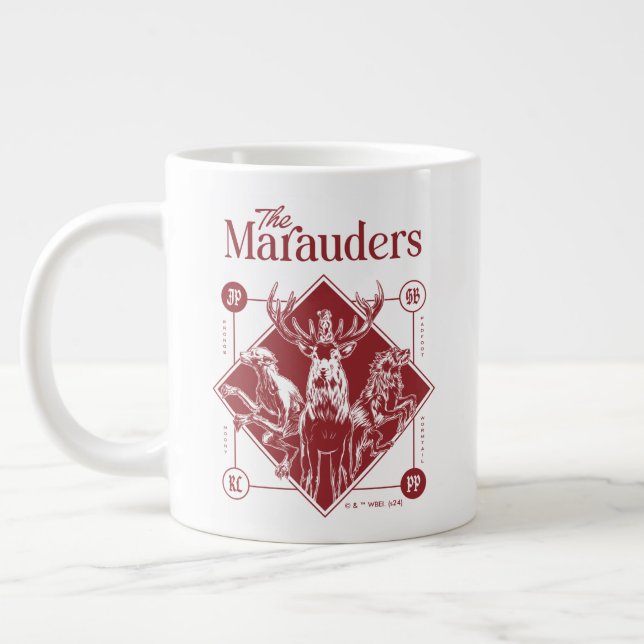 Caneca De Café Grande HARRY POTTER™ O Gráfico Marauders Animagus (Esquerda)