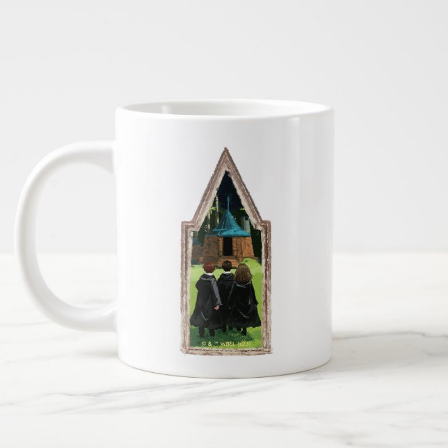 Caneca De Café Grande HARRY POTTER™, Ron e Hermione no Hut de Hagrid (Esquerda)