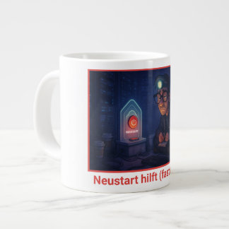 Caneca De Café Grande Hast du schon neu gestartet?