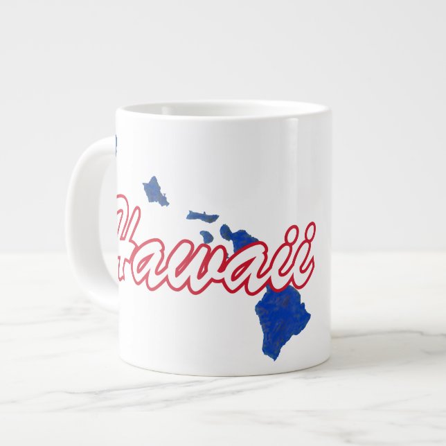 Caneca De Café Grande Havaí (Frente Esquerda)