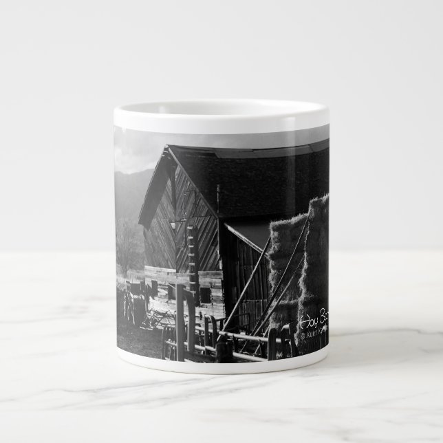 Caneca De Café Grande Hay Barn (Frente)