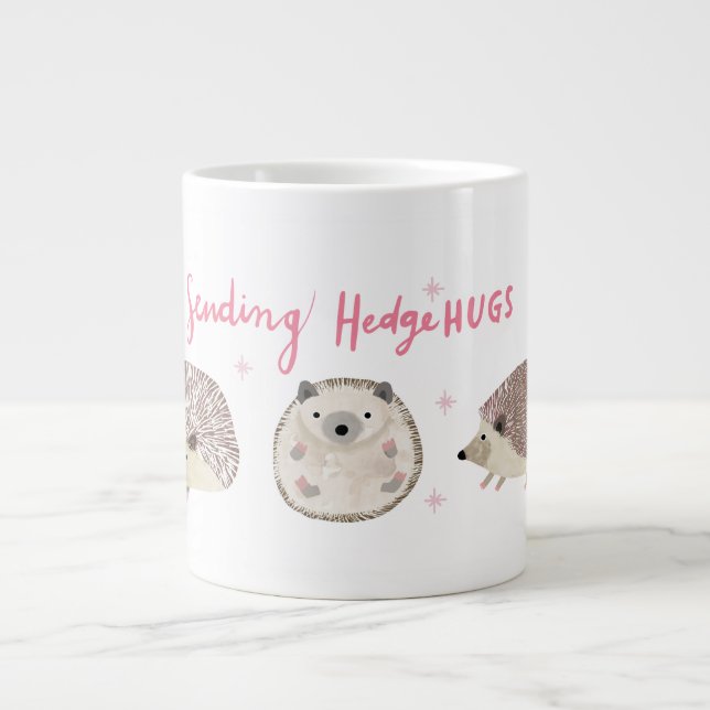 Caneca De Café Grande Hedgehugs para você (Frente)