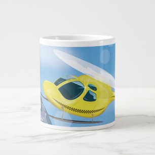 Caneca De Café Grande Helicóptero de resgate