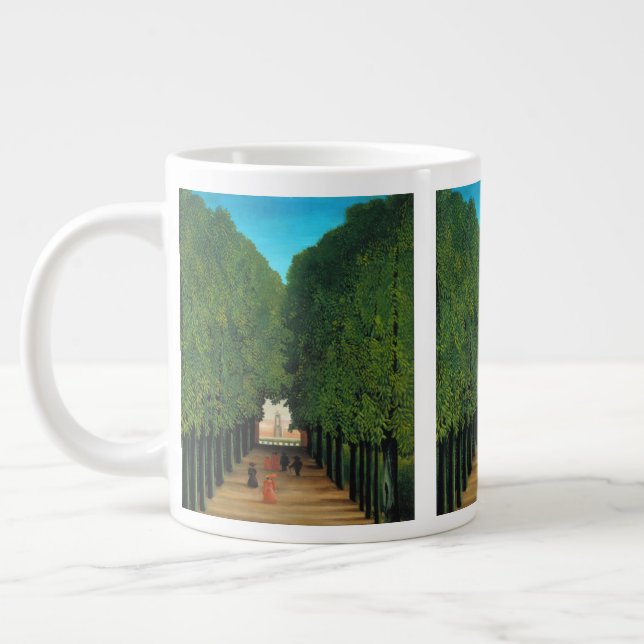 Caneca De Café Grande Henri Rousseau, Avenida no Parque em Saint Cloud (Esquerda)