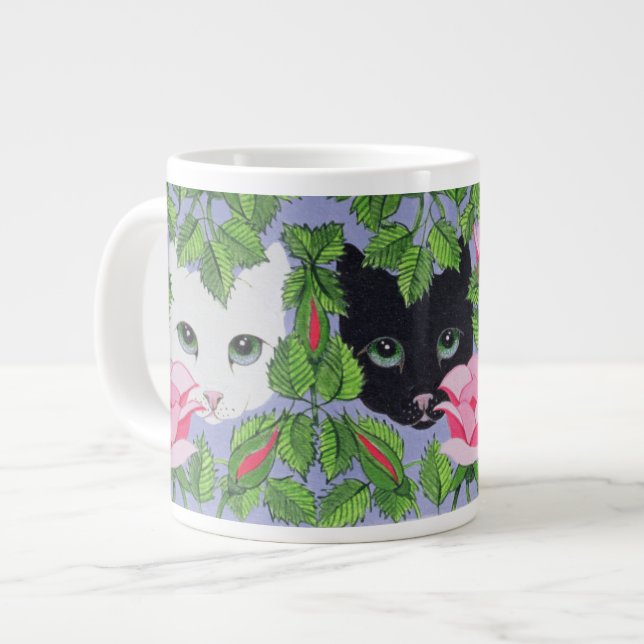 Caneca De Café Grande Heres que olha o (Frente Esquerda)