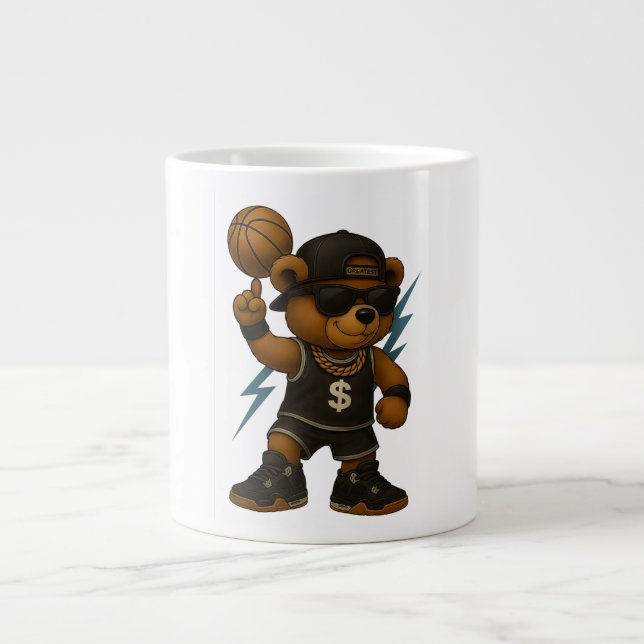 Caneca De Café Grande Heróis do InkPlay (Frente)