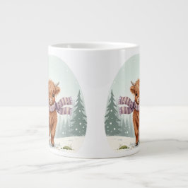 Caneca De Café Grande Highland Cow Mug, Cute Animal Art, Farm Animal Gif
