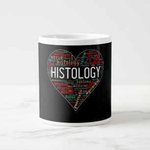 Caneca De Café Grande Histologia Histotecnia Palavras do Coração Defin