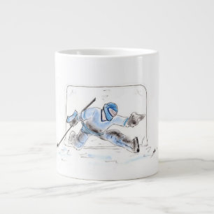 Caneca De Café Grande Hockey Goalie Jumbo Mug