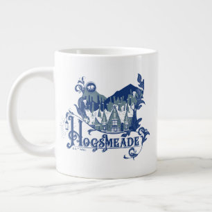 Caneca De Café Grande HOGSMEADE™ Vila Vintage Gráfica