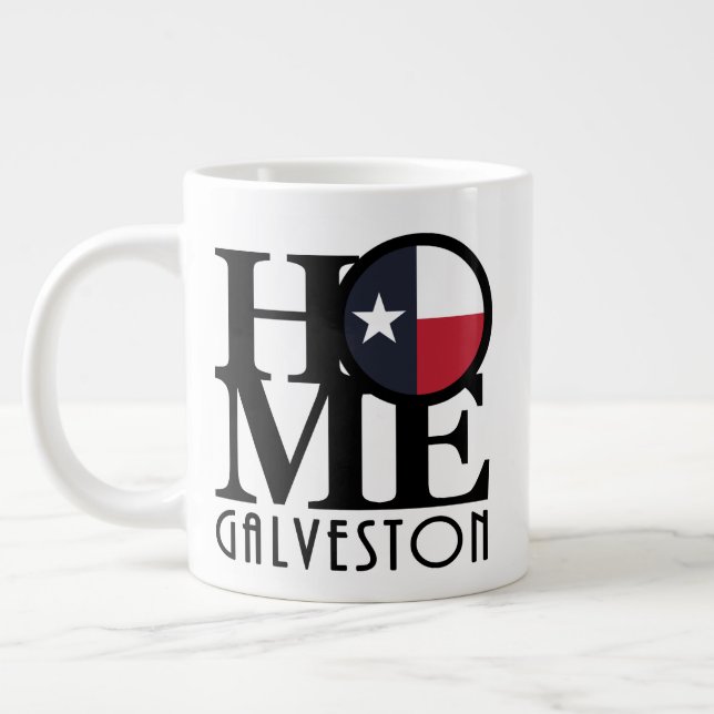 Caneca De Café Grande HOME Galveston 20oz (Esquerda)