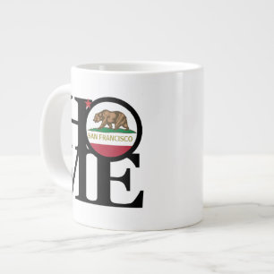 Caneca De Café Grande HOME San Francisco Jumbo Café Mug 20oz