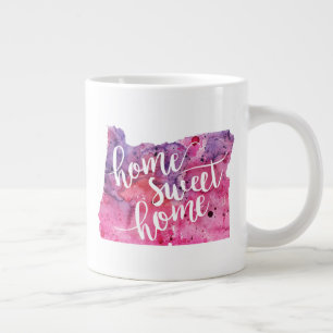 Caneca De Café Grande Home Sweet Home Oregon