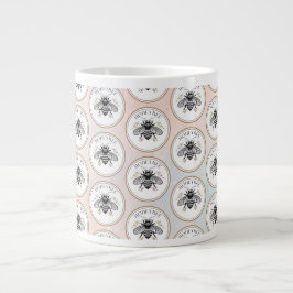 Caneca De Café Grande Honey Bee