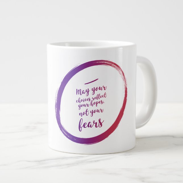Caneca De Café Grande Hope Jumbo Mug (Frente Esquerda)